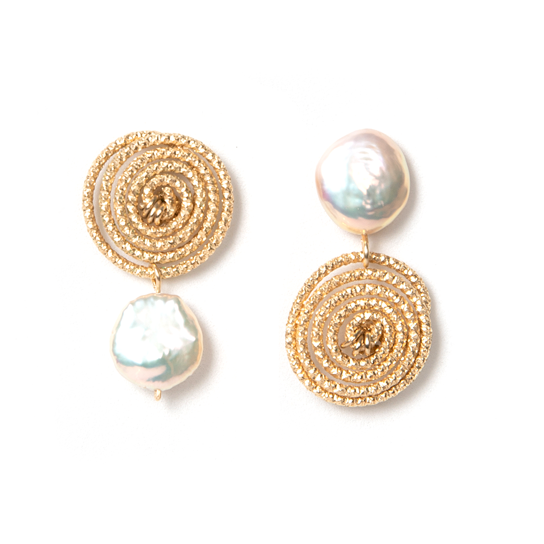 Tempo Earrings #3 - Pearl – TARBAY