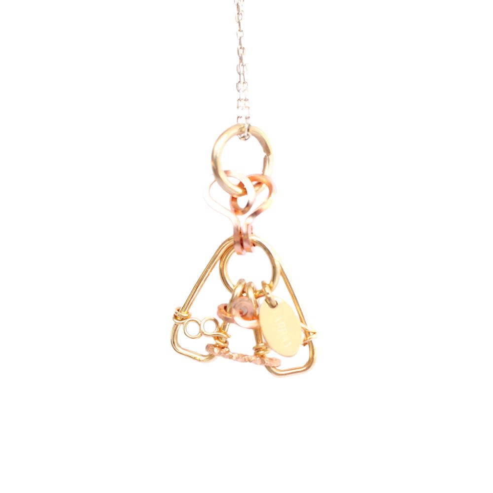 Virgen del Valle Charm (23mm) - Yellow & Rose Gold Charms TARBAY   