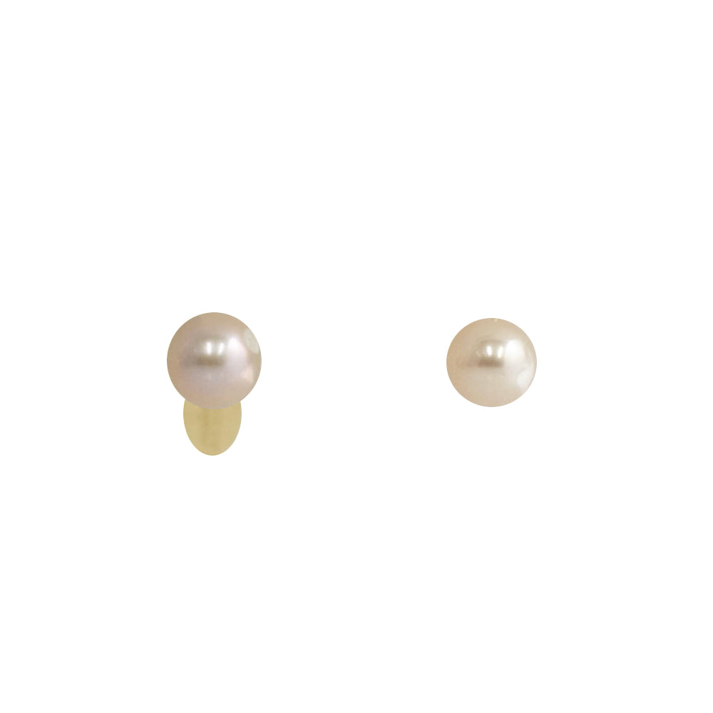 Classic Round Pearl Earrings (7mm) - White Pearl Earrings TARBAY   