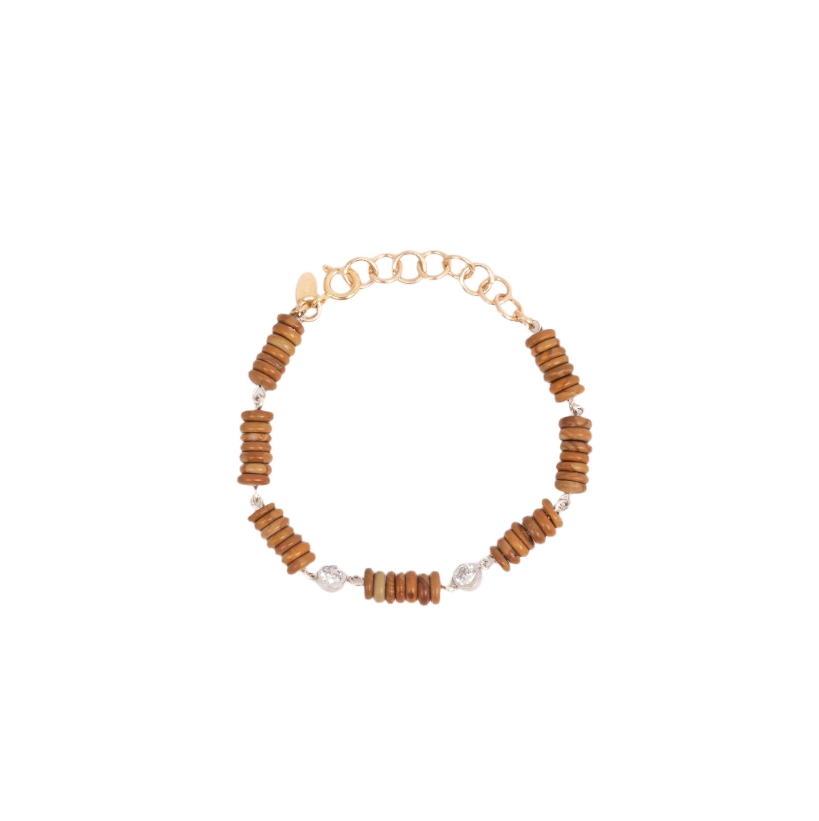 Zircon Bracelet #1 - Jasper & Zircon Bracelets TARBAY