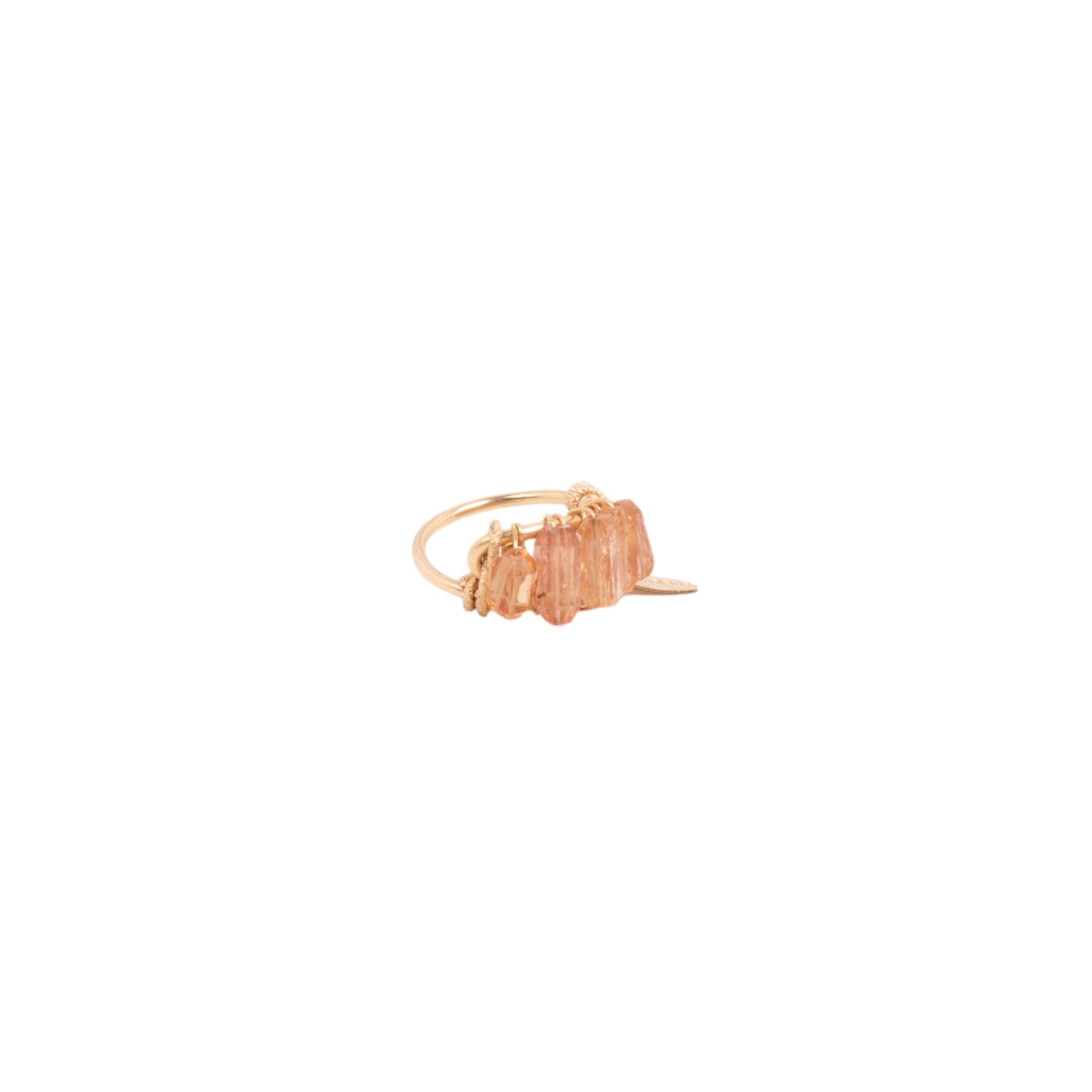 Diana Ring #3 (25mm) - Imperial Topaz & 14K Gold-Filled Rings TARBAY