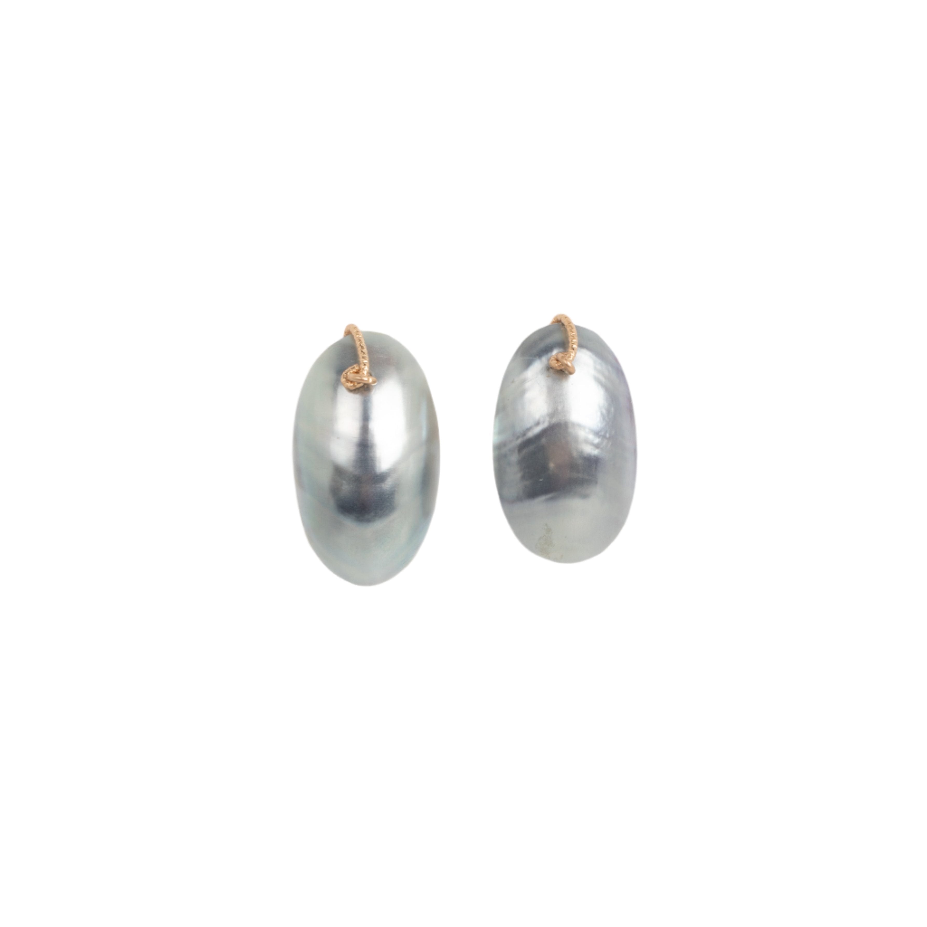 Nakre Earrings #1 (30mm) - Nacre Earrings TARBAY