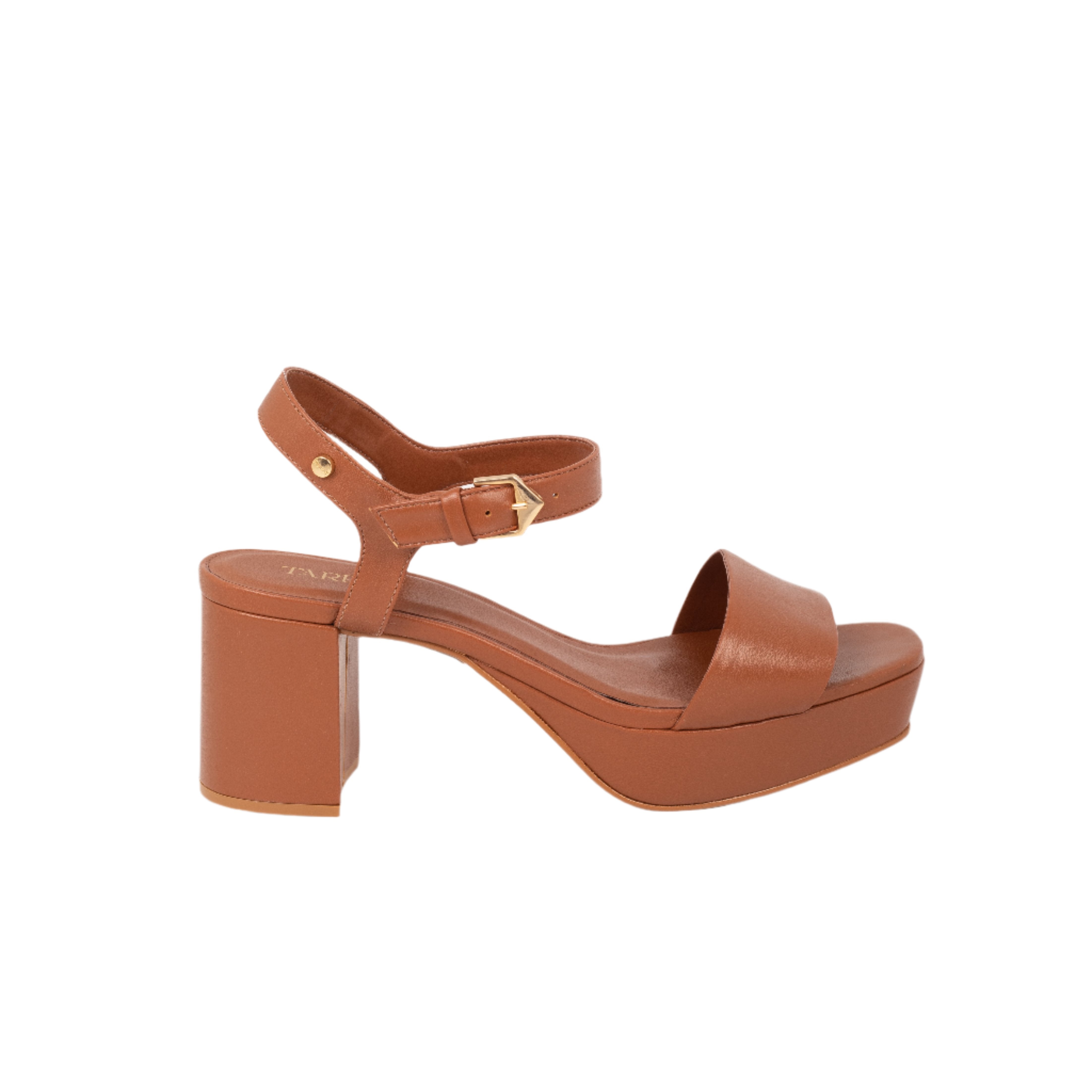 Renata Heel Sandals - Tan Sandals TARBAY