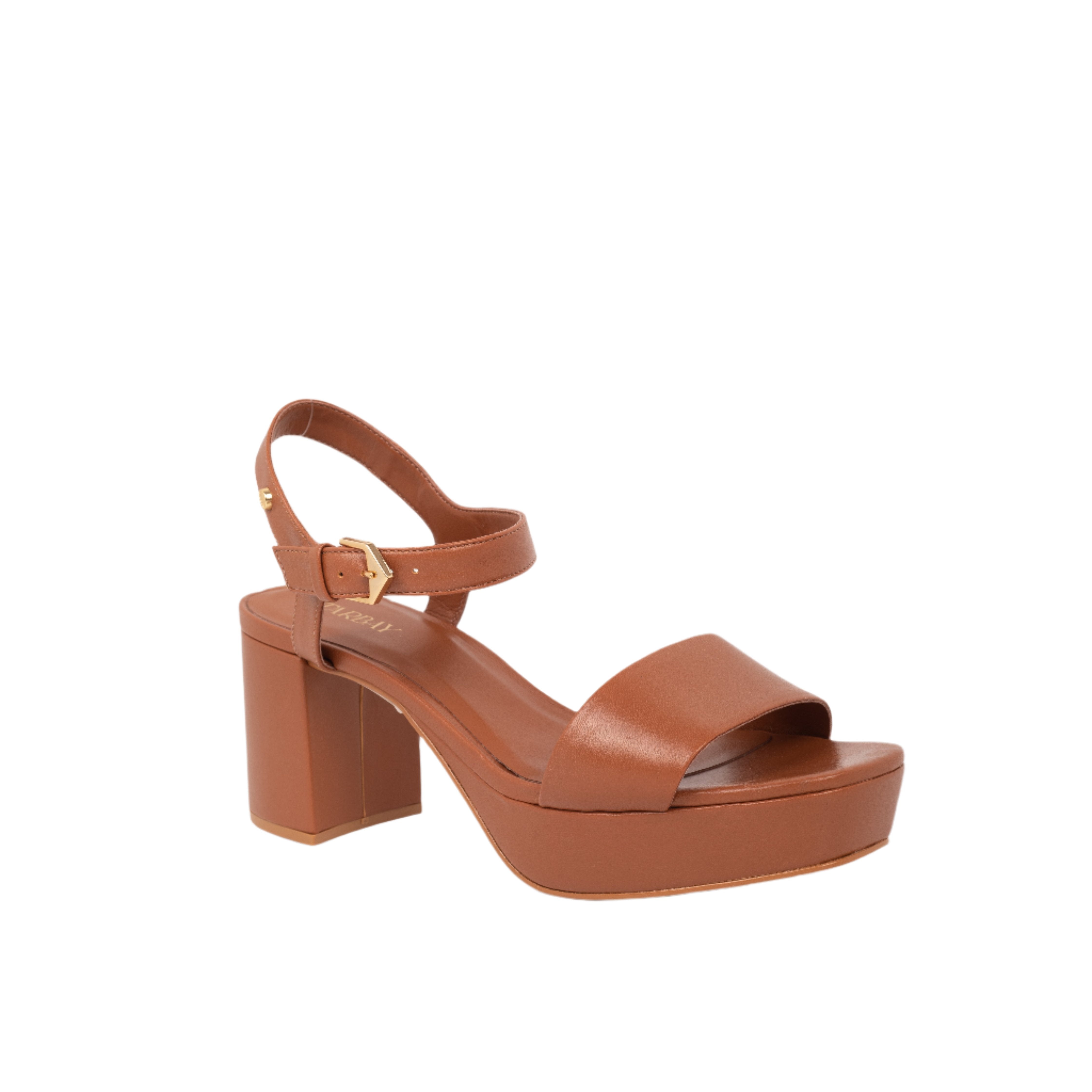 Renata Heel Sandals - Tan Sandals TARBAY