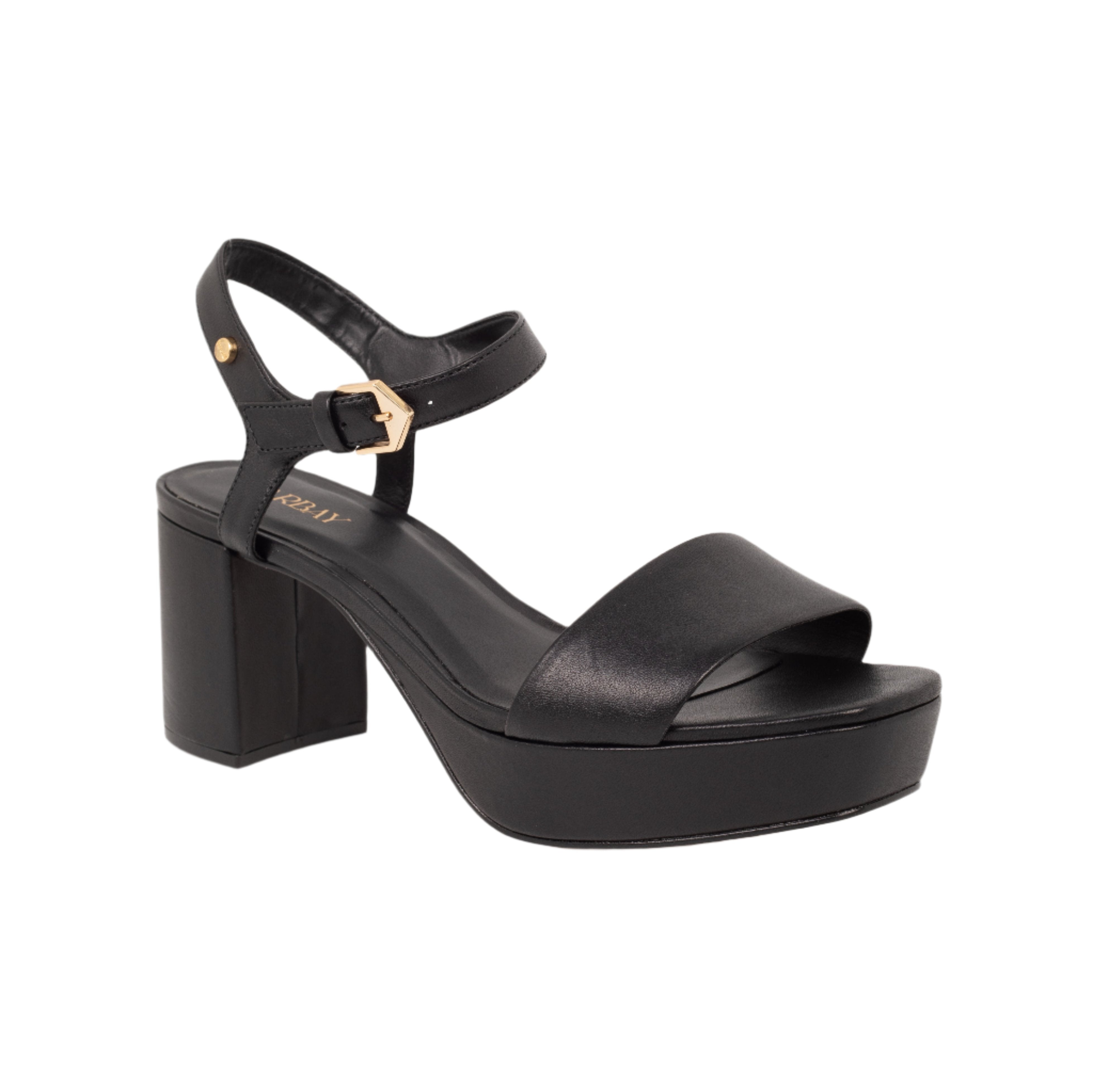 Renata Heel Sandals - Black Maiara TARBAY   