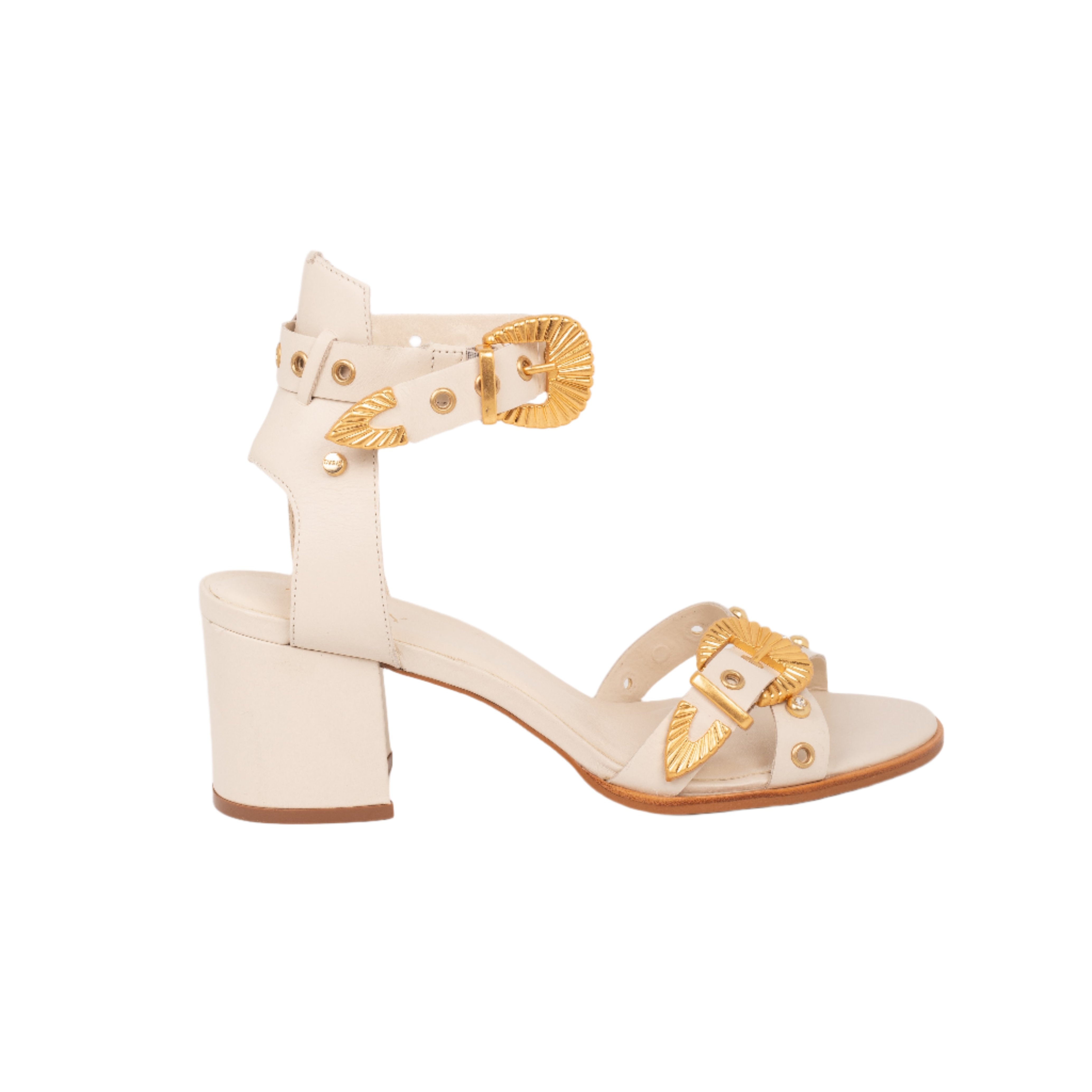 Gilda Heel Sandals - Milk Maiara TARBAY   