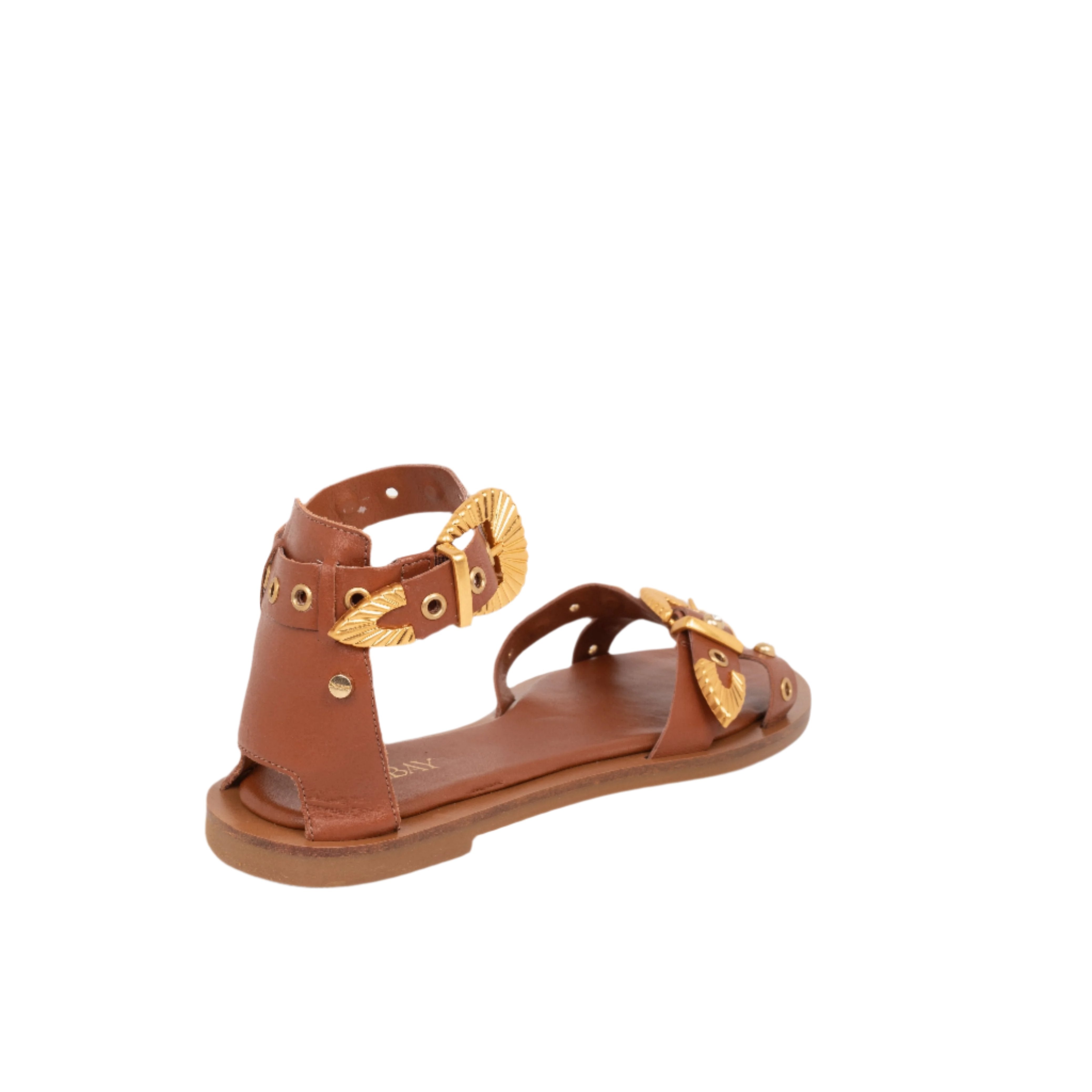 Selma Flat Sandals - Tan Maiara TARBAY   