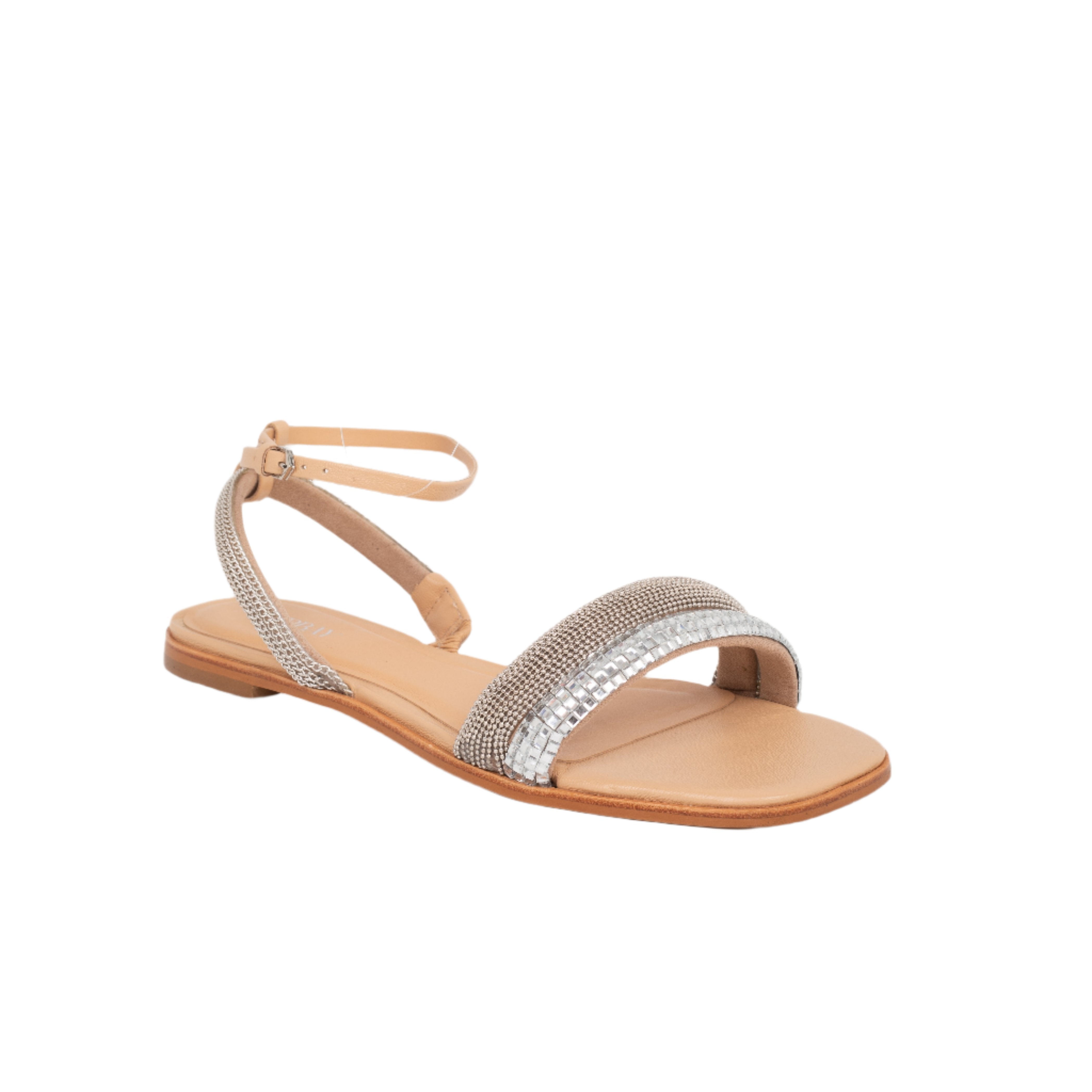 Mae Flat Sandals - Silver Maiara TARBAY   