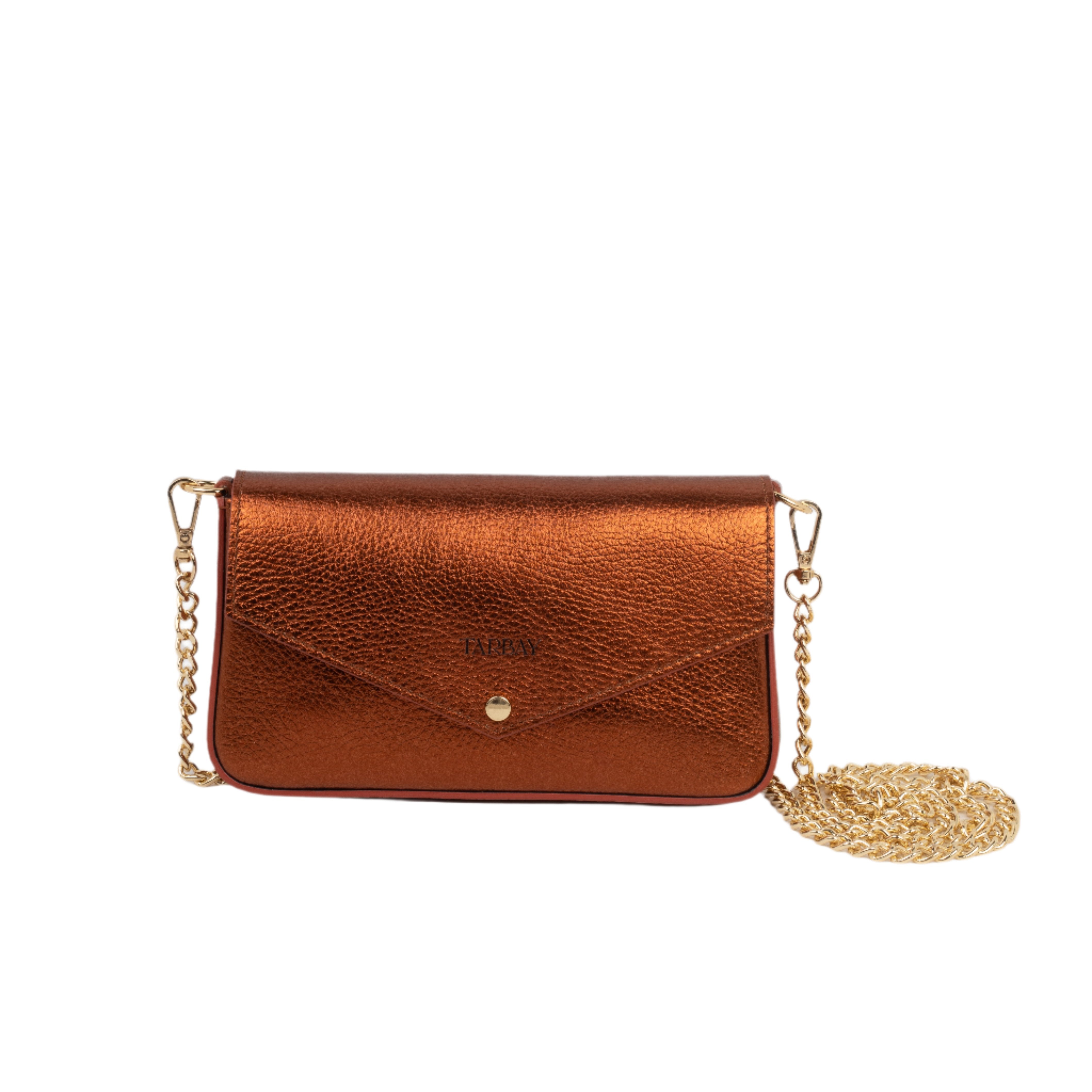 Nashira Clutch & Crossbody Bag - Copper Clutch & Crossbody Bags TARBAY