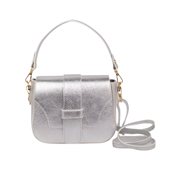 Nidia Crossbody Bag - Silver Shoulder & Crossbody Bags TARBAY