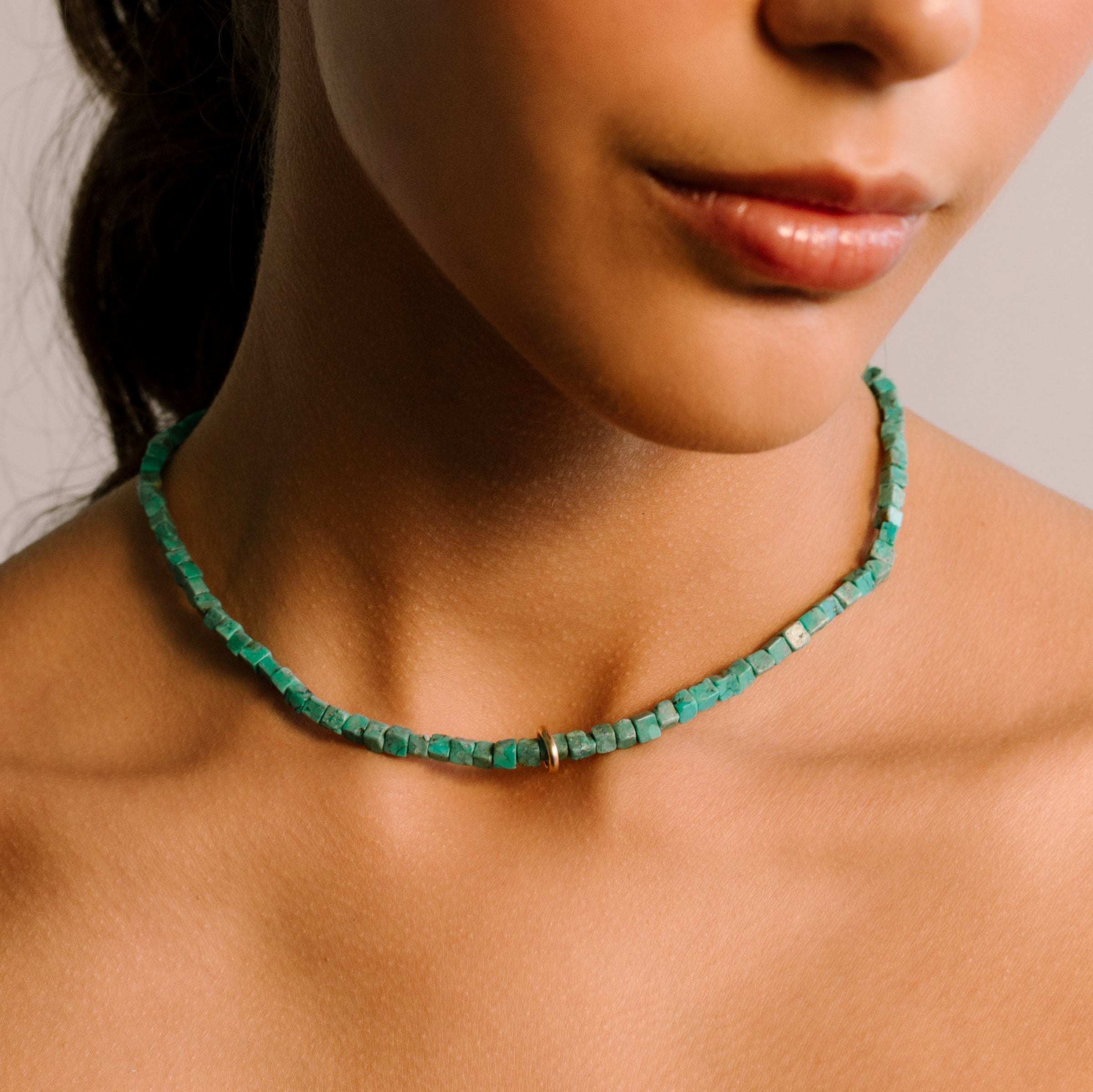 Marcela Necklace #1 - Turquoise Necklaces TARBAY