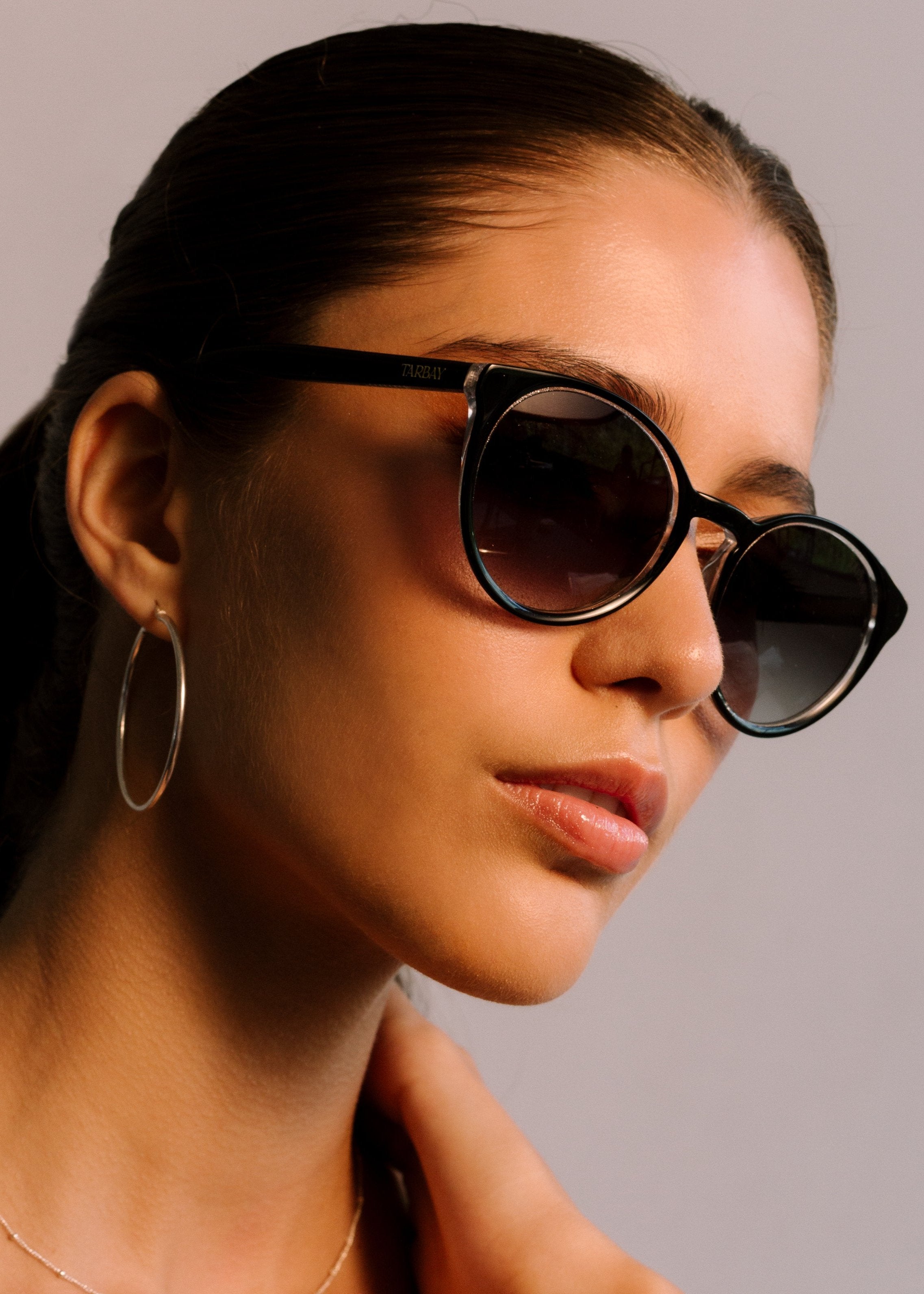 Parasol #11 - Black & Silver SunGlasses TARBAY