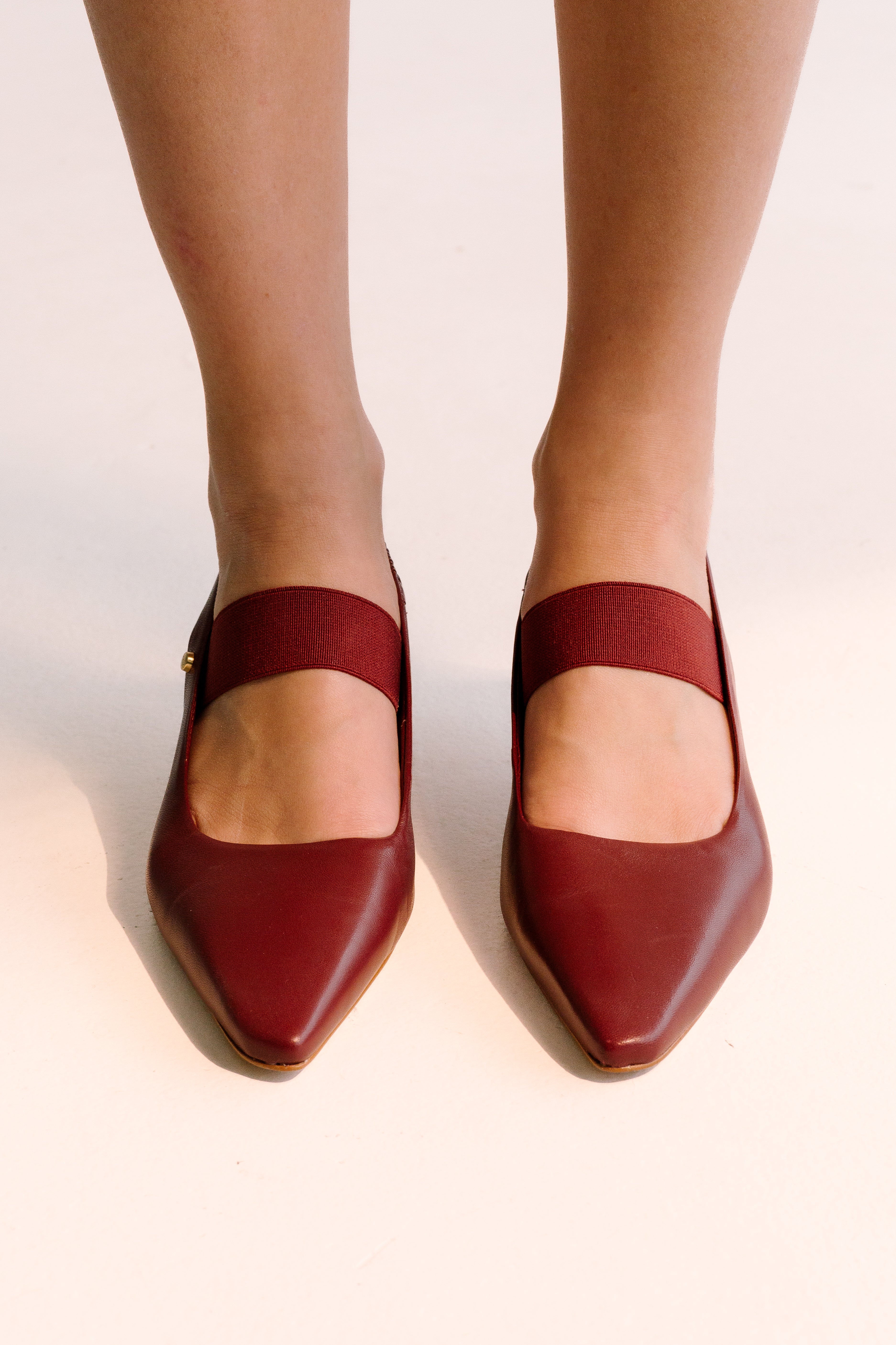 Astrid Sling-Back Pumps - Burgundy Maiara TARBAY   