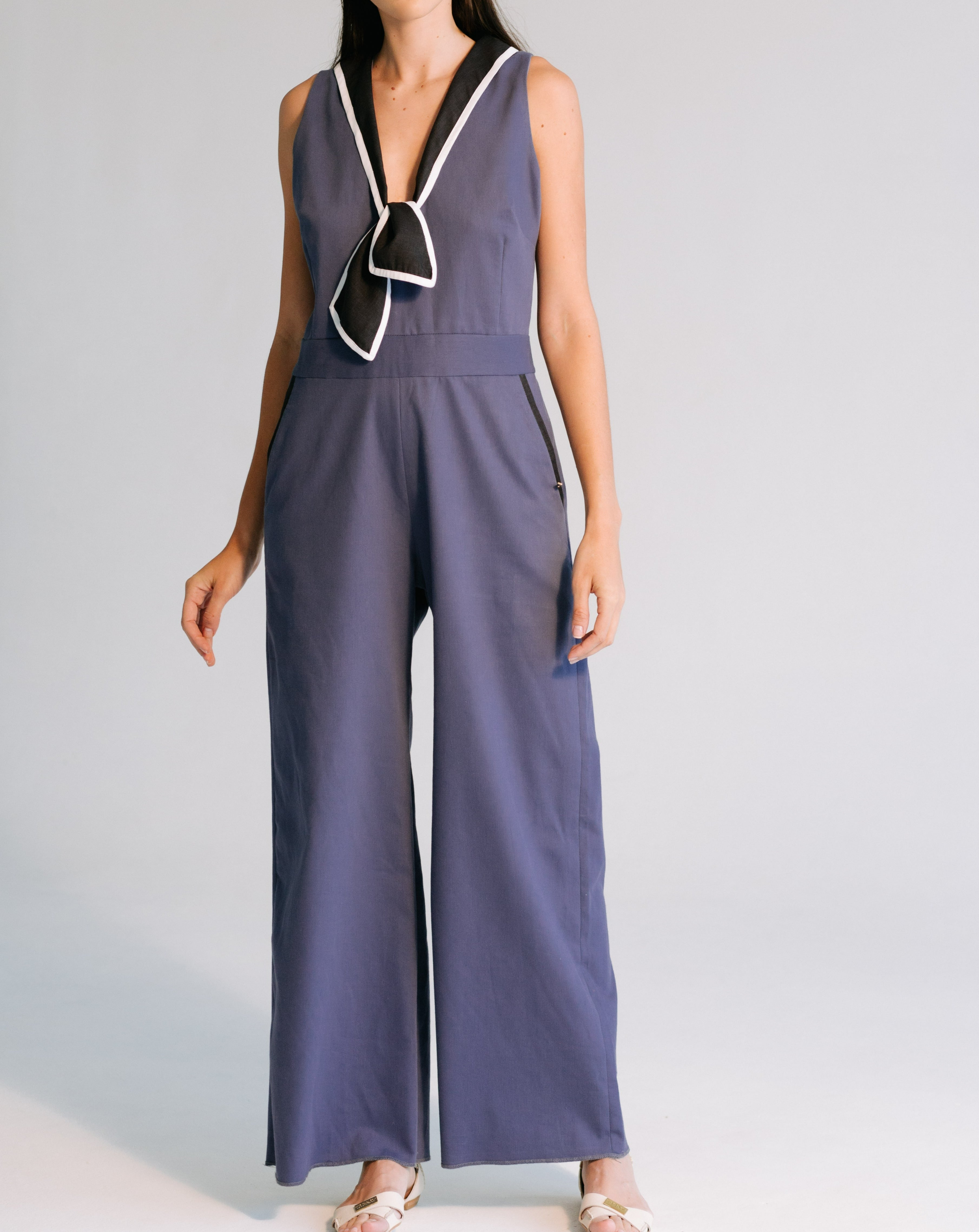 Bambu Jumpsuit - Blue Jumpsuits TARBAY   