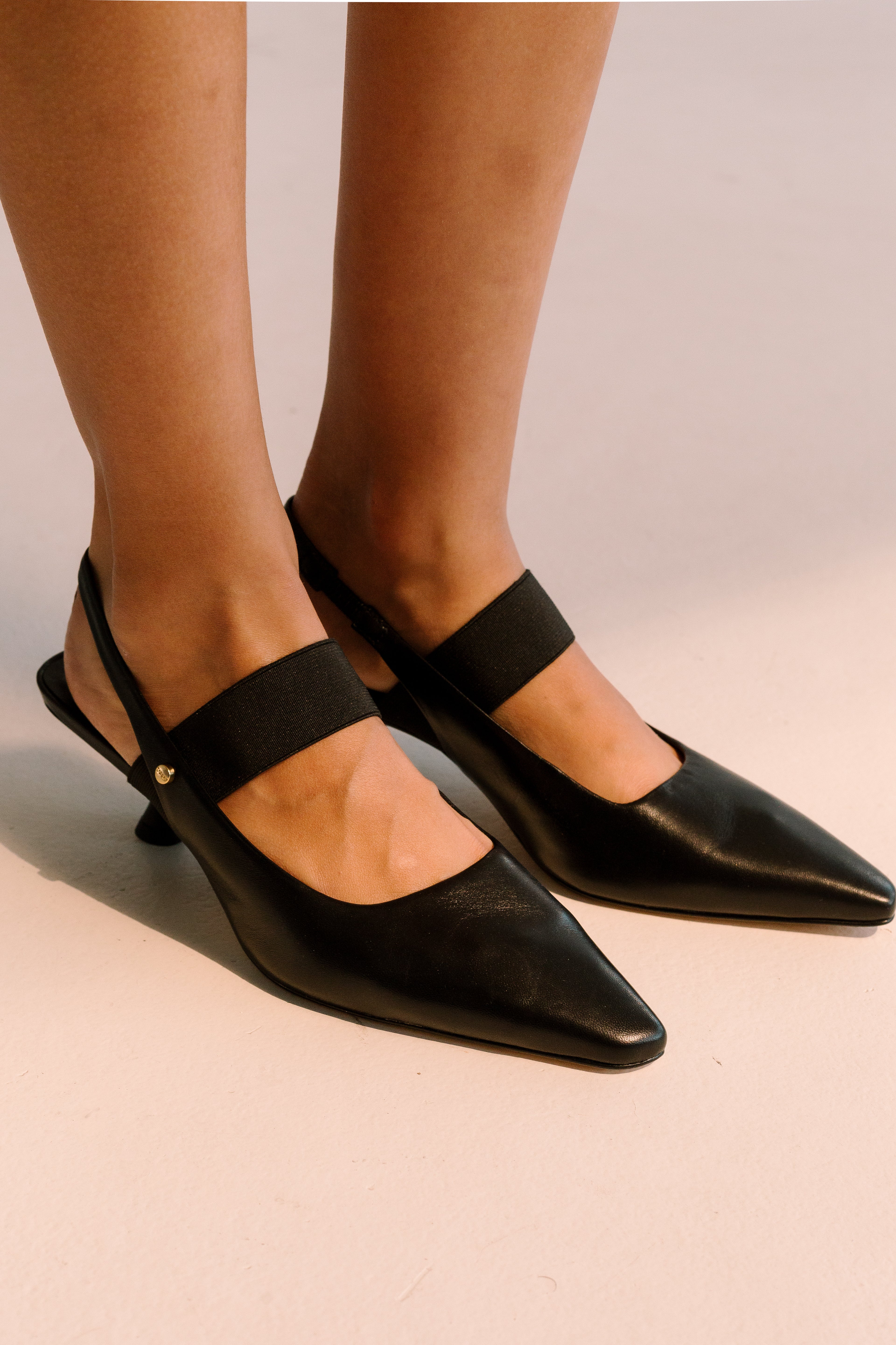 Astrid Sling-Back Pumps - Black Maiara TARBAY   