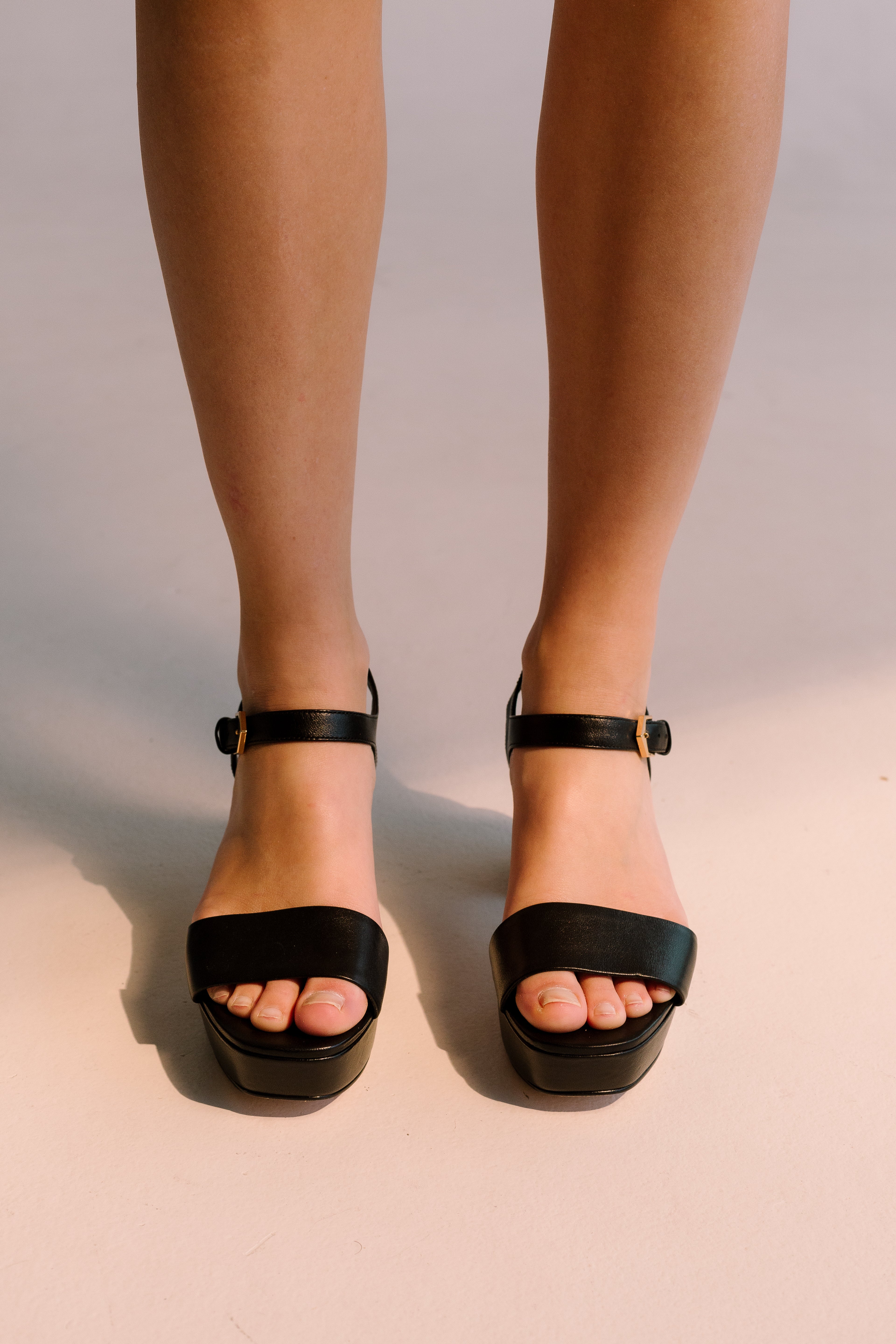 Renata Heel Sandals - Black Maiara TARBAY   