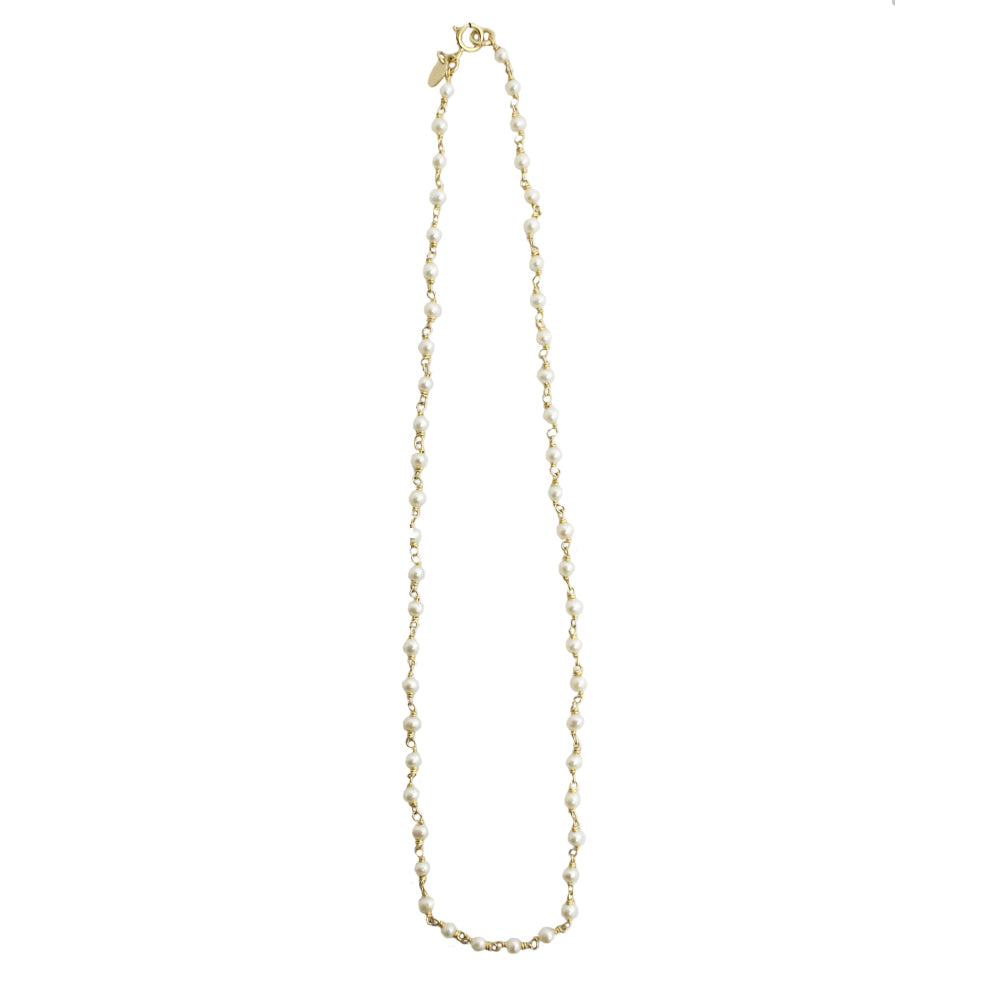 Pearl Necklace #1 (4-5mm) - Pearl & 14K Gold-Filled Necklaces TARBAY