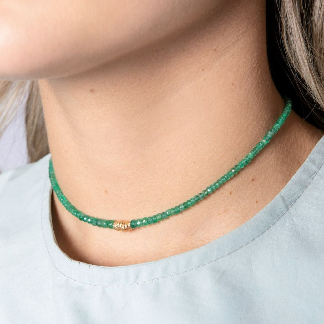 Diana Necklace - Emerald Necklaces TARBAY   